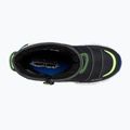 SKECHERS Mega-Craft Cuboforce Kinder-Trekking-Stiefel schwarz/blau/lime 5