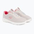 SKECHERS Go Walk Joy Light Motion Damen Schuhe weiß/rosa 5