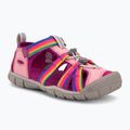 Trekkingsandalen Kinder Keen Seacamp II CNX rosa-bunt 127421