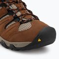 Trekkingschuhe Herren KEEN Headout Waterproof bison/fossil orange 9