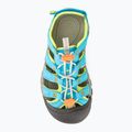 KEEN Newport Boundless blau atoll/daiquiri grün Kindersandalen 6