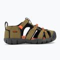 KEEN Seacamp II CNX dunkeloliv/goldfarben Kindersandalen 2