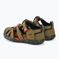 KEEN Seacamp II CNX dunkeloliv/goldfarben Kindersandalen 3