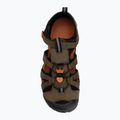 Kindersandalen KEEN Seacamp II CNX dark olive/gold flame 5