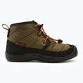 KEEN Howser II Chukka WP Junior Stiefel dunkel oliv/gold flamme 2