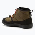 KEEN Howser II Chukka WP Junior Stiefel dunkel oliv/gold flamme 3