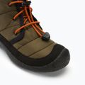 KEEN Howser II Chukka WP Junior Stiefel dunkel oliv/gold flamme 7