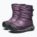 KEEN Puffrider WP Kinder Schneestiefel schwarz pflaume/daiquiri grün 2