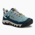 Trekkingschuhe Kinder KEEN Targhee IV Low Waterproof reef waters/daiquiri green