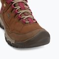Damen-Trekkingschuhe KEEN Targhee IV Mid Wp bison/beaujolais 7