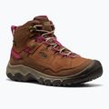 Damen-Trekkingschuhe KEEN Targhee IV Mid Wp bison/beaujolais