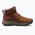 Damen-Trekkingschuhe KEEN Targhee IV Mid Wp bison/beaujolais 3