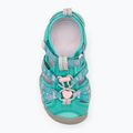 KEEN Seacamp II CNX Kindersandalen aqua/giggle pink 5