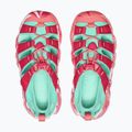 KEEN Hyperport H2 Himbeere/Pool blau Kindersandalen 12