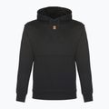 Herren Tennis Sweatshirt Nike Court Fleece Hoodie schwarz