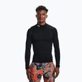 Training Longsleeve Herren Under Armour Comp Mock UA Armour black/white