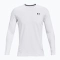 Herren-Trainingslangarmshirt Under Armour CG Armour Fitted Crew white/black