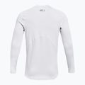 Herren-Trainingslangarmshirt Under Armour CG Armour Fitted Crew white/black 2