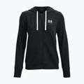 Under Armour Damen Training Sweatshirt Rival Terry Full Zip Hoodie schwarz 1369853