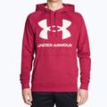 Under Armour Herren Trainingspullover Rival Fleece Big Logo HD rot und weiß 1357093-664