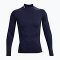 Herren Under Armour Heat Gear Armour Comp Mock midnight navy/weiß Training Longsleeve 5