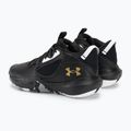 Under Armour Lockdown 6 Basketball Schuhe schwarz/schwarz/metallic gold 3