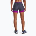 Under Armour Play Up Damen 2-in-1 Trainingsshorts marineblau und lila 1351981 2