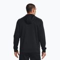 Herren-Hoodie Under Armour Fleece FZ Hoodie black/black 3