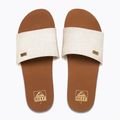Pantoletten Damen REEF Bliss Nights Slide weiß-braun CJ256 11