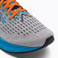 Brooks Hyperion Herren Laufschuhe grau/atomic blau/scarlet 7