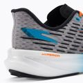 Brooks Hyperion Herren Laufschuhe grau/atomic blau/scarlet 9