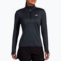 Damen Running Longsleeve Brooks Dash 1/2 Zip 2.0 htr schwarz