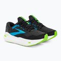 Brooks Ghost Max Herren Laufschuhe schwarz/atomic blau/jasmin 5