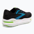 Brooks Ghost Max Herren Laufschuhe schwarz/atomic blau/jasmin 10