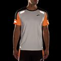 Brooks Run Visible 2.0 Herren Laufshirt ecru/fluoro flash/schwarz 4