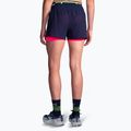 Laufshorts Damen Brooks High Point 3" 2IN1 2.0 navy/neo pink 2