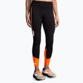 Brooks Run Visible 2.0 Damen Laufhose schwarz/fluoro flash