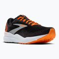 Brooks Ghost 16 Herren Laufschuhe schwarz/orange/weiß 8