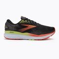 Brooks Ghost 16 Herren Laufschuhe schwarz/mandarinrot/grün 2