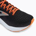 Brooks Ghost 16 Damen Laufschuhe schwarz/orange/weiß 7