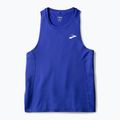 Lauf Tank Top Herren Brooks Atmosphere Singlet 3.0 neo blue 6