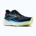 Laufschuhe Herren Brooks Glycerin 22 wide fit black/cobalt/neo yellow 8