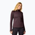 Damen-Laufpullover Brooks Dash 1/2 Zip 3.0 brown