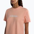 Damen Napapijri S-Box rosa lachsfarbenes T-Shirt 4