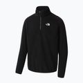 Herren Fleece-Sweatshirt The North Face 1 Glacier 1/4 Zip schwarz
