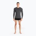 Herren-Thermolangarmshirt Icebreaker Merino 150 Anatomica Crewe Jet Heather 2