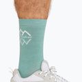 Icebreaker Herren Trekkingsocken Life Fine Gauge Crew IB Logo Reflections Wolkenstrahl/Schnee 3