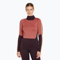 Damen Thermoaktivshirt icebreaker 200 Oasis Sonebula High Neck bittersweet/cedar