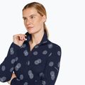 Icebreaker Damen Thermo-Sweatshirt Merino 260 Vertex LS Half Z Falling Flakes midnight navy/ snow/j 4