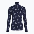 Icebreaker Damen Thermo-Sweatshirt Merino 260 Vertex LS Half Z Falling Flakes midnight navy/ snow/j 7